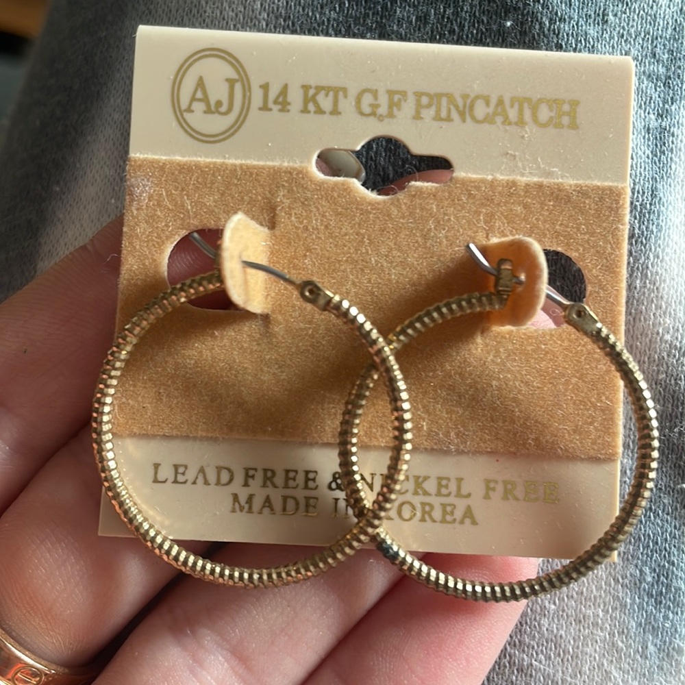 - Gold hoops